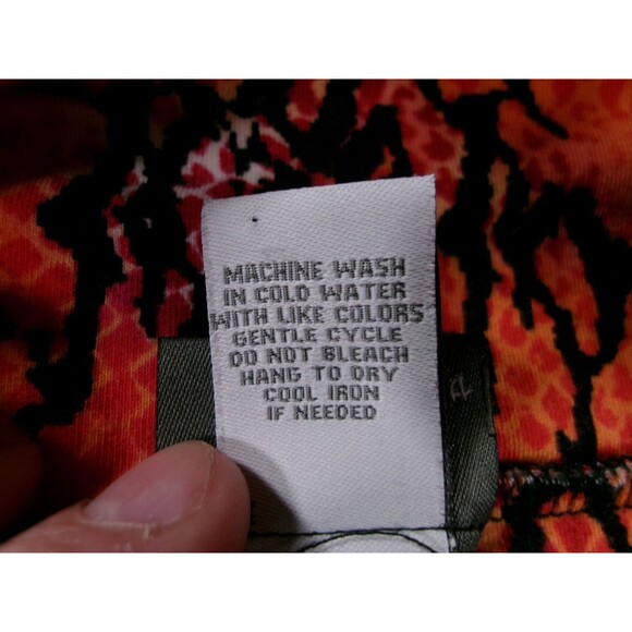 Dots Skirt Women Large Orange Pink Mini Bodycon Stretch Animal Print  Tube Waist - Picture 7 of 9